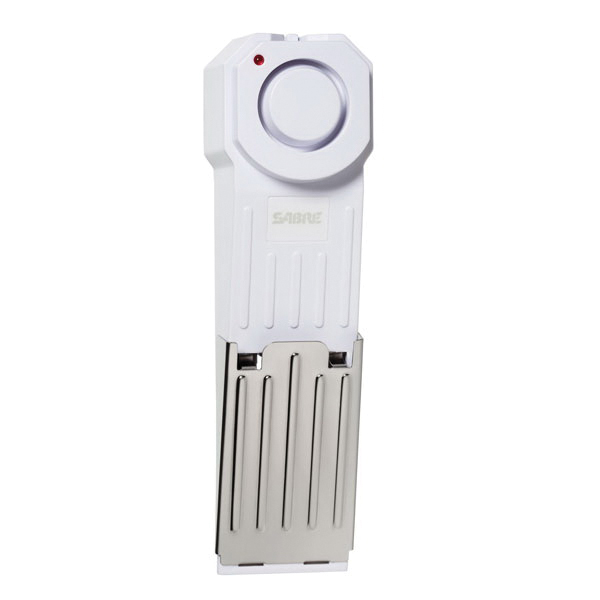 Sabre Home Series White Portable Door Stop Alarm - HSDSA