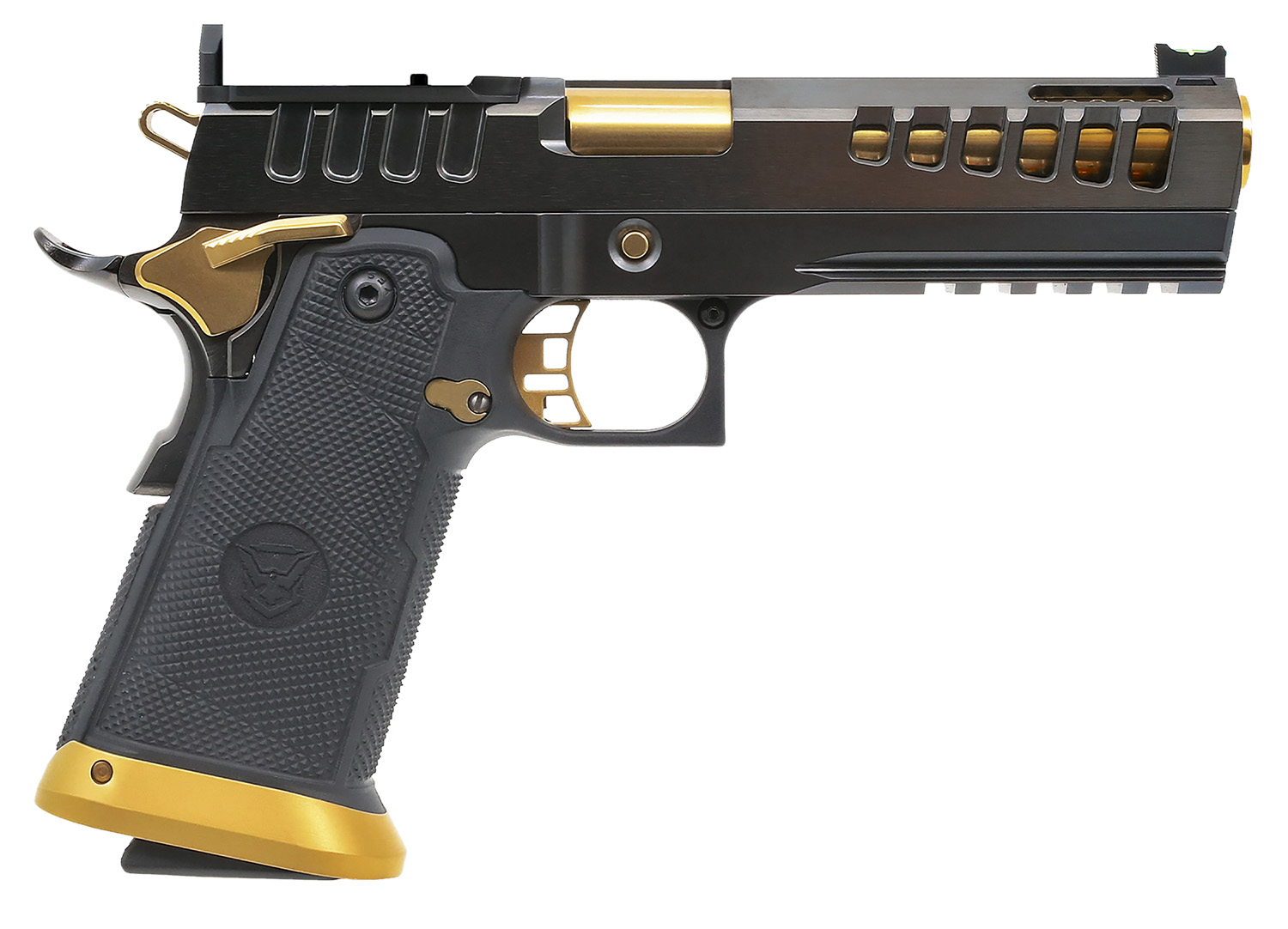 Watchtower DEMOLITIA 9mm 5" Gold PVD Barrel Handgun