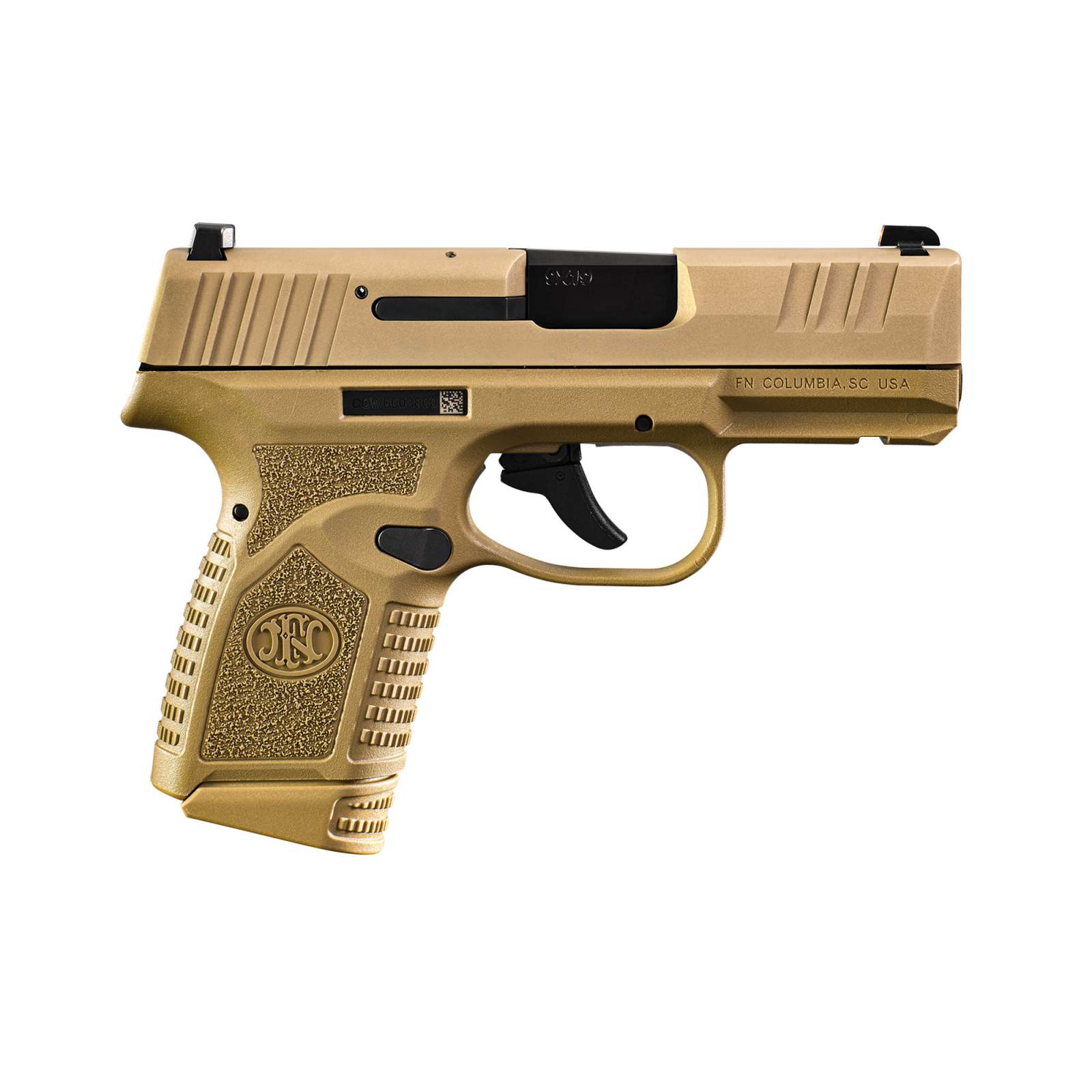 FN Reflex 9mm Pistol - FDE, 3.3" Barrel, 15-Round
