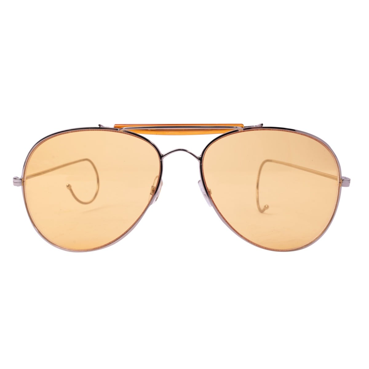 Rothco Aviator Air Force Style Sunglasses - Yellow, Packaging Military Printed Case Box