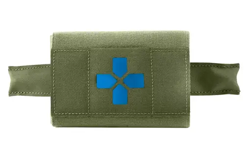 THE MICRO TRAUMA KIT NOW! COMPLETE KITS - BELT MOUNT, ADVANCED SUPPLIES, RANGER GREEN