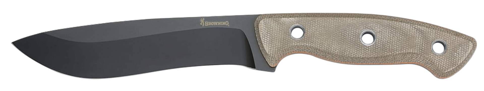 Browning Desolation Fixed Large Knife Drop Point Tan - Durable, Lightweight and Reliable Handle - 3220517B