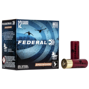 Federal WF1454 Speed-Shok 12 Gauge 2.75 1 1/8 oz 4 Shot Shotgun Ammunition 25rd Box