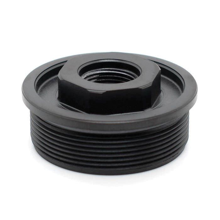 Rearden Face Mount Shoulder Direct Thread Adapter M14x1 LH, Black