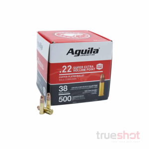 Aguila - Super Extra - 22 Long Rifle - 38 Grain - CP HVHP - Bulk Pack - 500