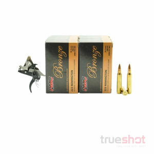 BUNDLE DEAL: Fostech Echo Sport Binary AR-15 Trigger and 200 Rounds of Ammo - Retail / PMC 223 55 Grain