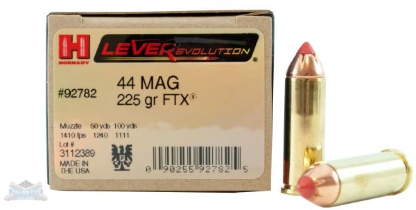 Hornady 44 Magnum 225gr FTX LeverEvolution Ammunition 20rds - 92782