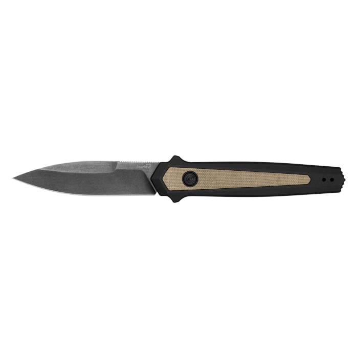 Kershaw Launch 15 Auto Folding Spear Point Knife, Black/Tan - 7950