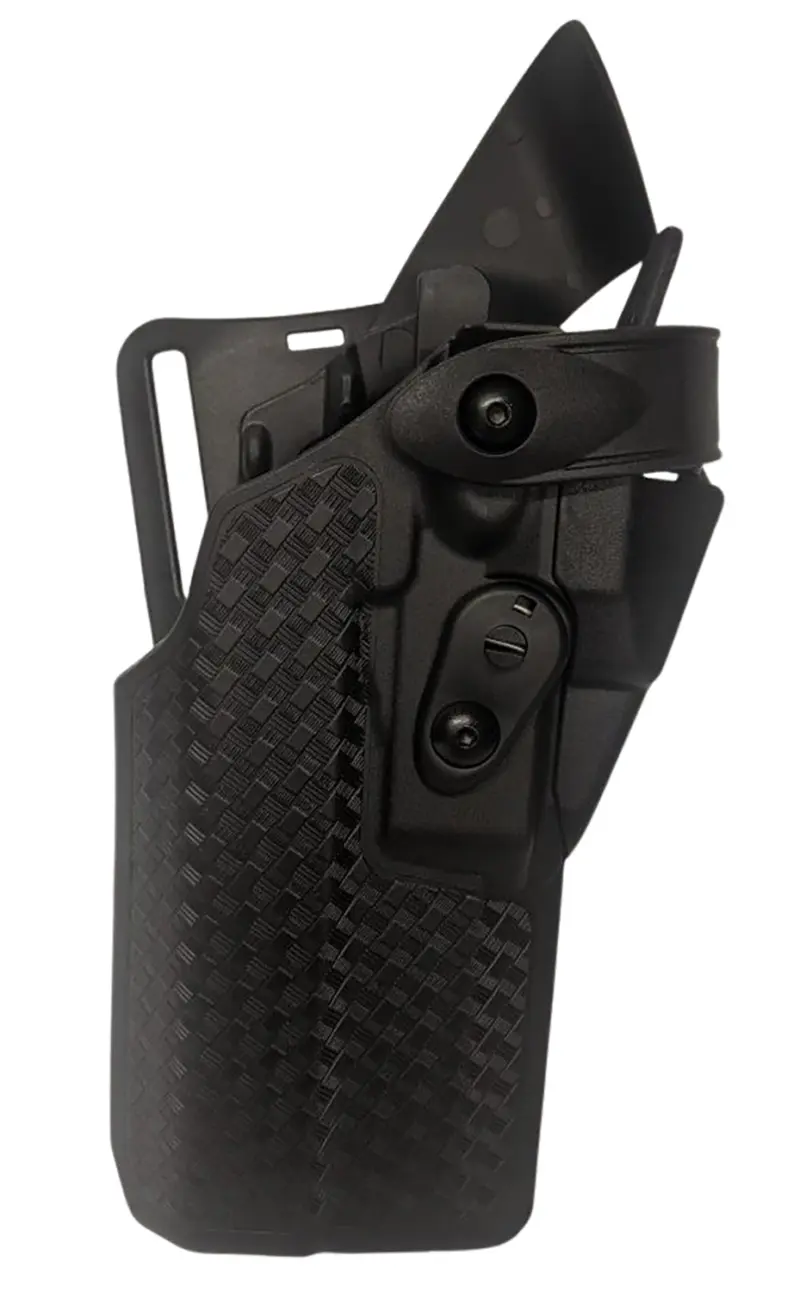 Safariland 7360RDS8325481 7360RDS 7TS Black Compatible w/ 17 Gen5, SureFire X300U, Basketweave Finish, Right Hand