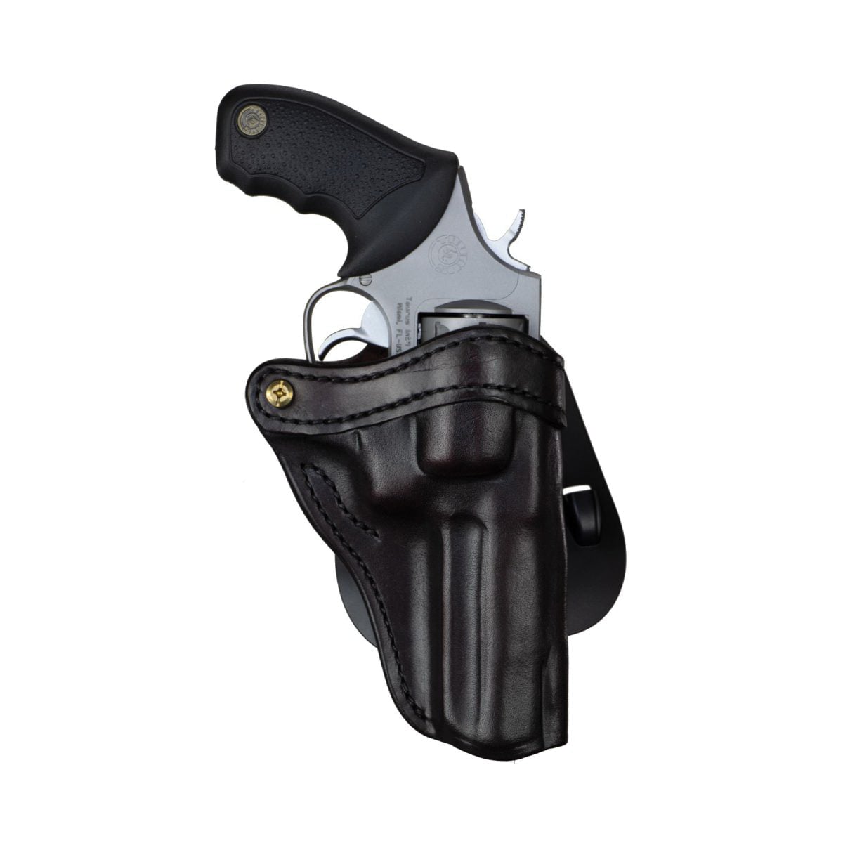1791 Gunleather RVH2 Ruger GP100 Leather OWB Holster Right 02, Signature Brown - PDHR2SBRR