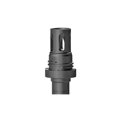 Yankee Hill Machine Co Mini QD Flash Hider 1/2-28" Thread, BLK - YHM-4315-28A