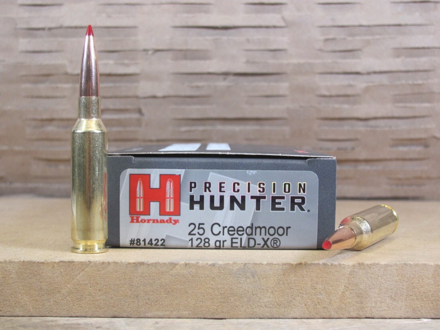 20 Round Box – 25 Creedmoor 128 Grain ELD-X Hornady Precision Hunter – 81422