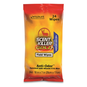 Wildlife Research Scent Killer Gold Field Wipes 24 Count
