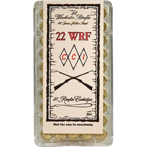 CCI 0069 Low Noise/Specialty 22 Winchester Rimfire Jacketed Hollow Point 45 GR - 50rd Box