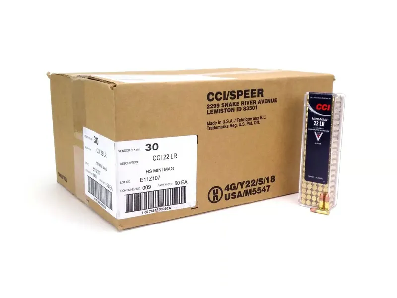CCI Mini Mag 22 LR 40 Grain High-Velocity RN (Case)