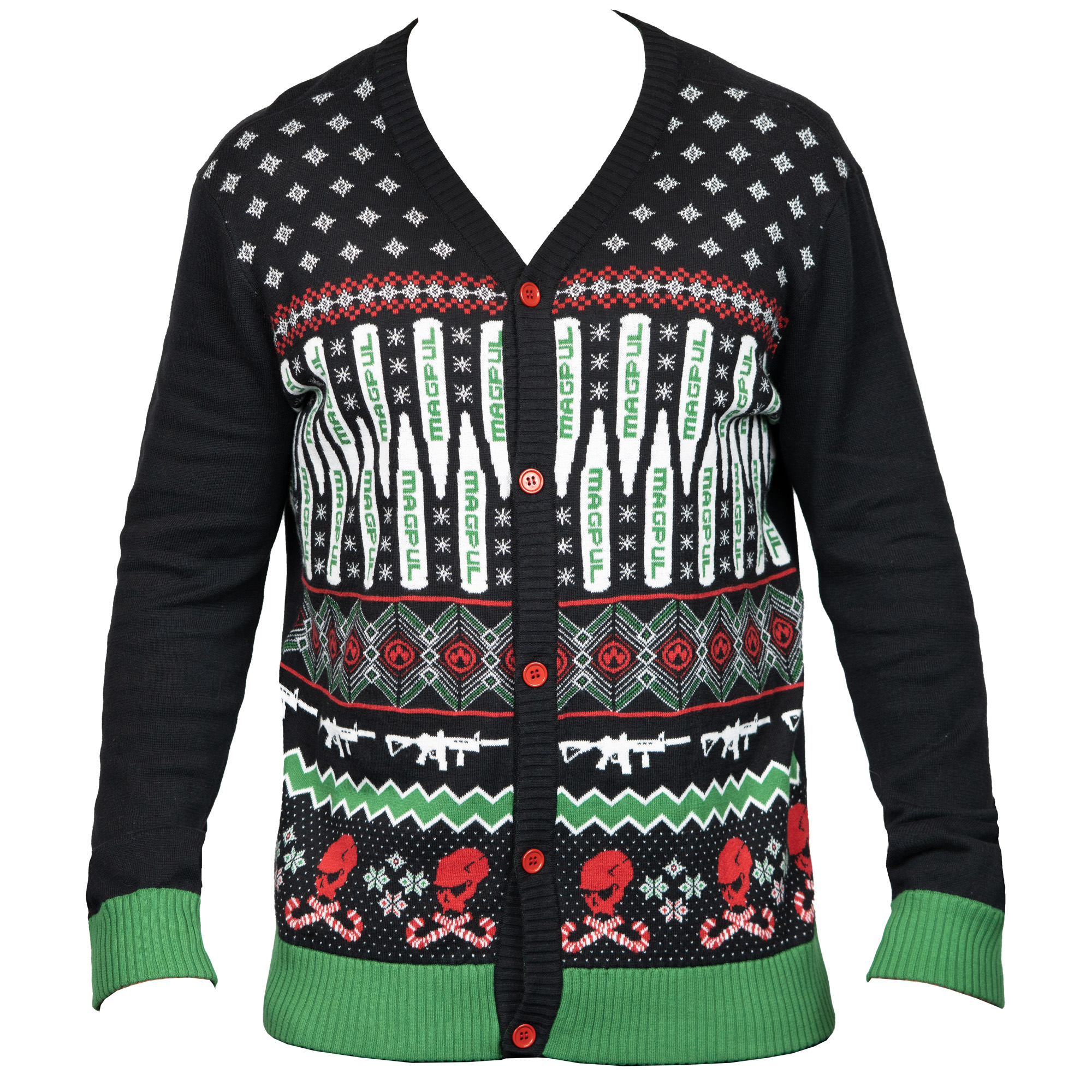 Magpul Sweater 3XL, Green, Red, Black - MAG11989693XL