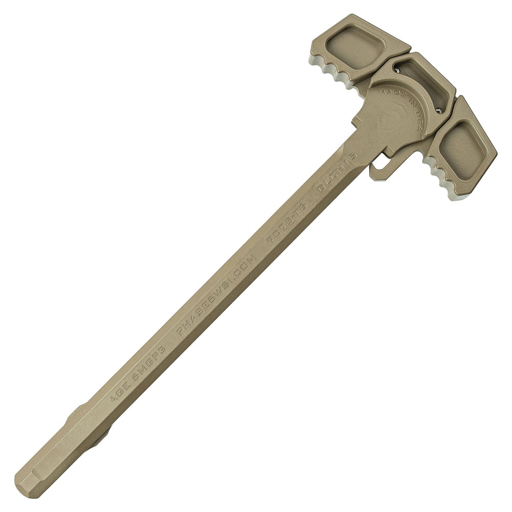 Phase 5 Dual Latch Charging Handle, Flat Dark Earth - High-Performance Charging Handle in FDE - DLCH15-FDE