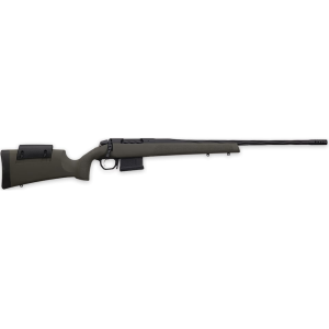 Weatherby 307 Range XP Bolt Action Rifle 240 Weatherby Magnum 24" Fluted Black Threaded Barrel Black Frame OD Green Adjustable Comb Stock