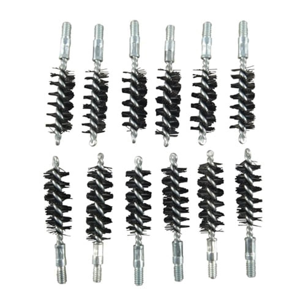 Brownells .40 Cal #8-32 Male Standard Line Bore Brush, Pack of 12