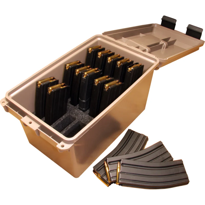 MTM Tactical Mag Can holds 15 30 rd. AR Mags
