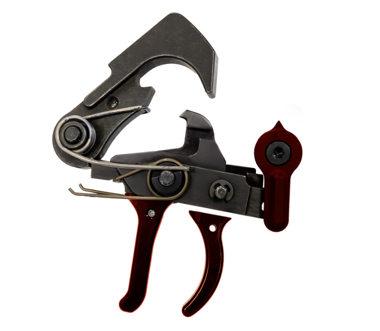 Franklin Armory BFSIII AR-Elite Trigger Curved/Flat Crimson Red - 00-50631-CRM