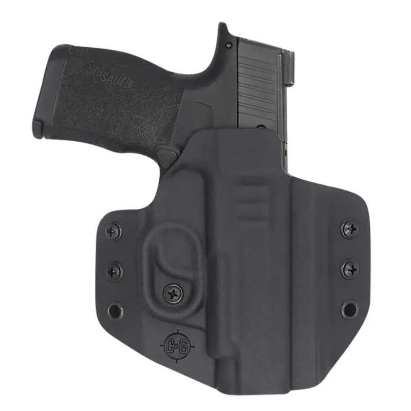 C Holsters 0250100 Covert OWB Black Kydex Belt Loop Fits Sig P365 XL Right Hand