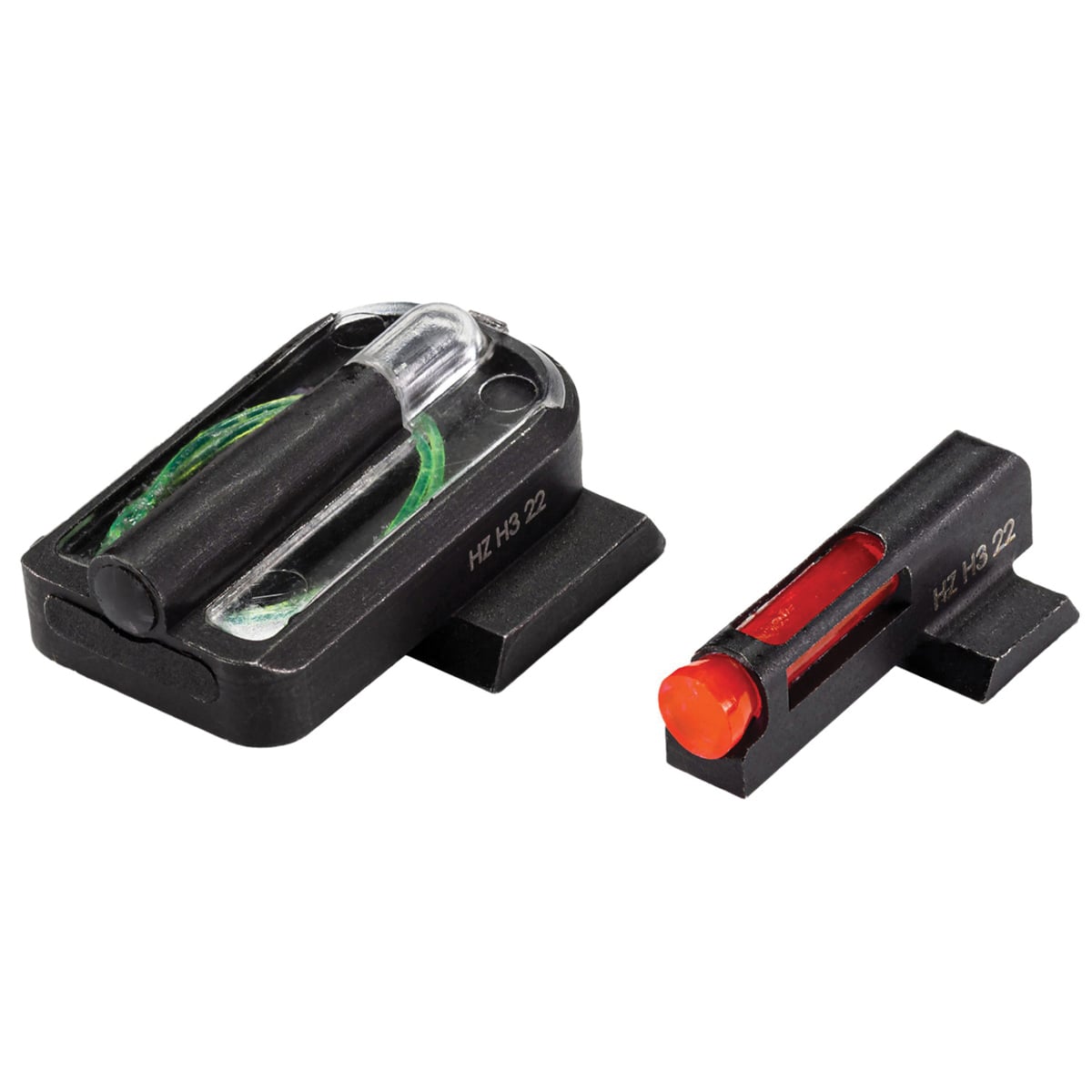 HiViz FastDot H3 Night Sight Set - Red/Green Front/Rear Sights for Optimal Low-Light Performance - GSG320FD21