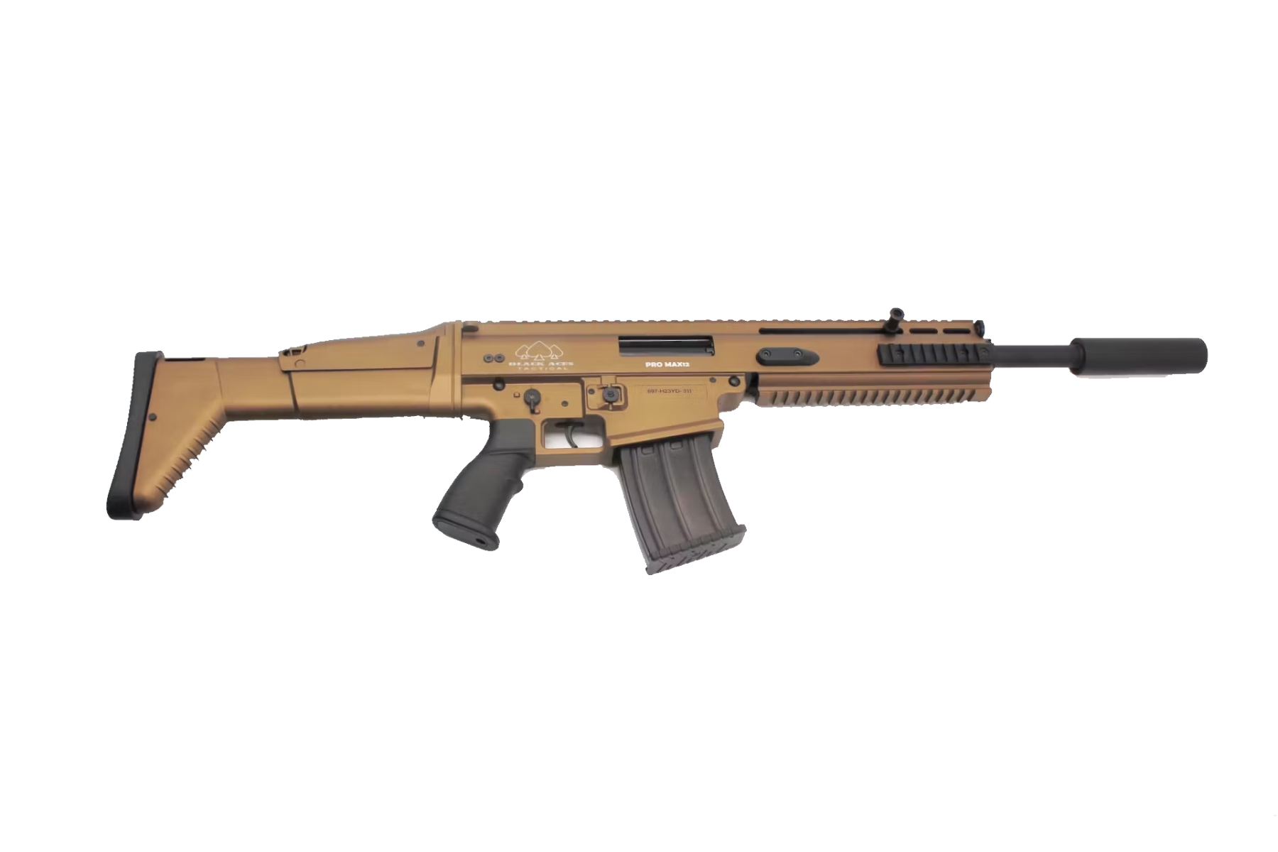 Black Aces Tactical SR12 Semi-Auto - Bronze - 12ga - 18.5" - BATSR125BRZ