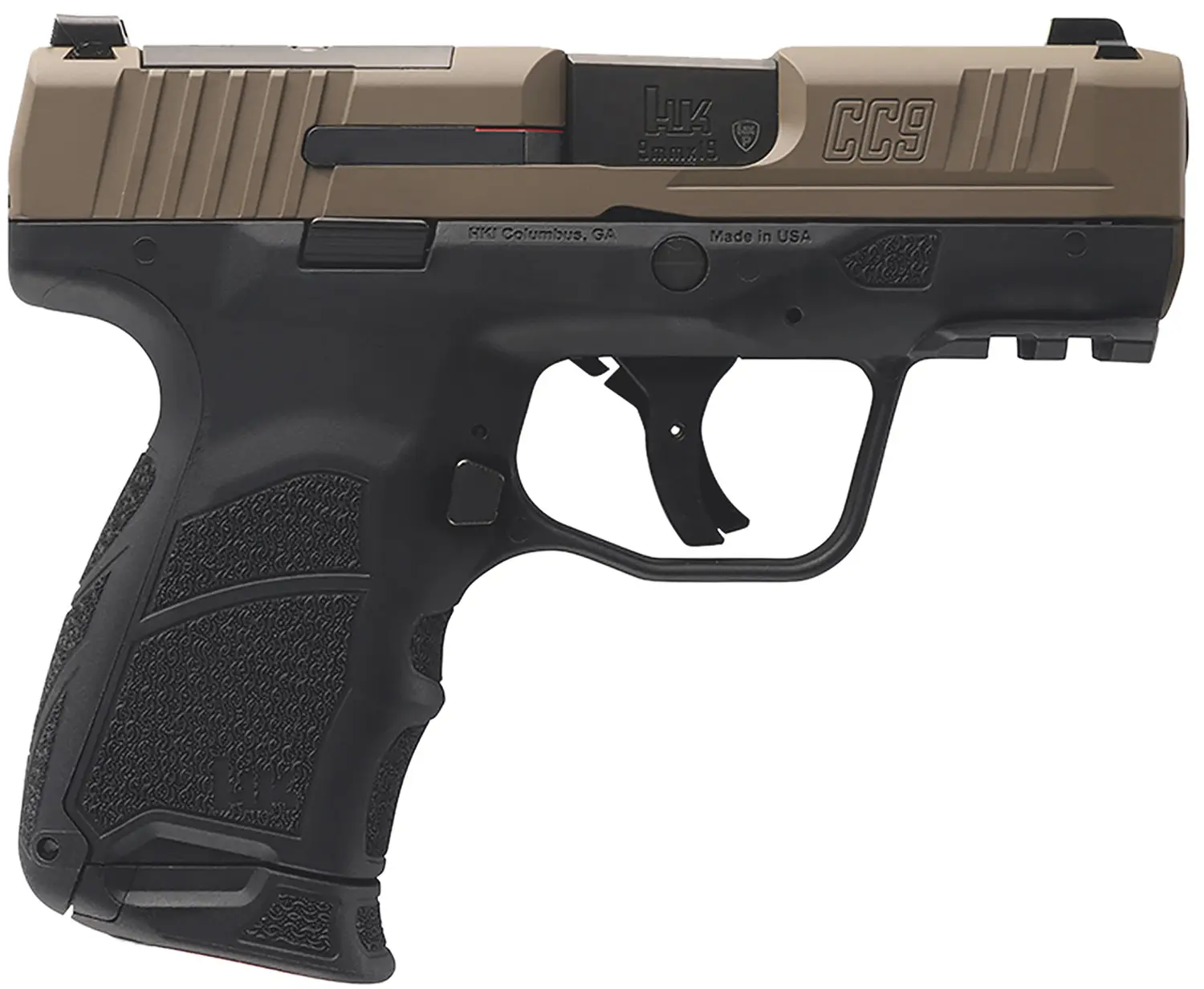 HK 81001192 PI CC9 H267 9MM OR 1X10R 1X12R FDE
