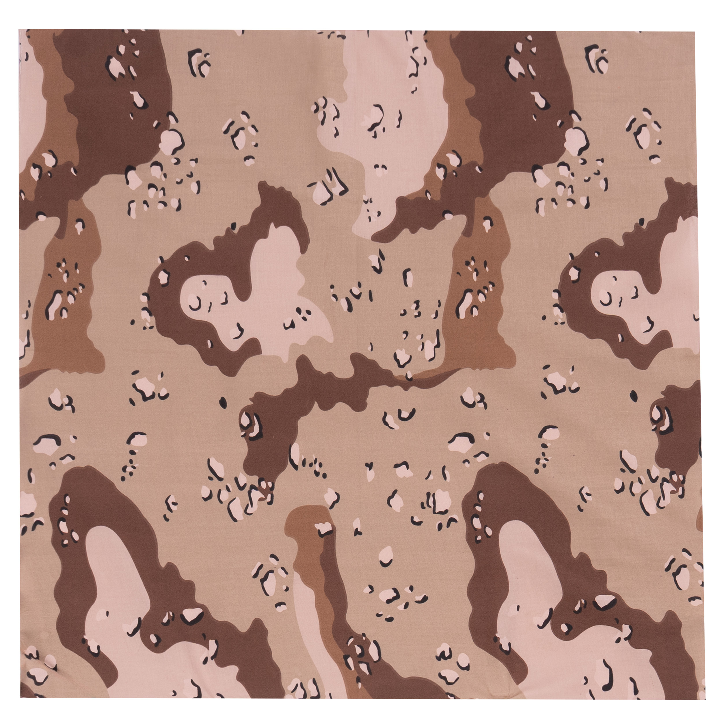 Rothco Large Camo Bandana 27 X 27 Inch - 6-Color Desert Camo