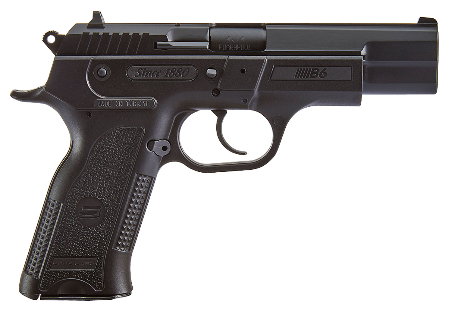 SAR USA B6 9mm Pistol, Blk - B69BL