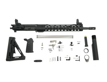 PSA AR-15 Rifle Kit 5.56 16" 1:7 Mid-Lgth Nitride 13.5" LTWT M-Lok MOE w/ MBUS Sights