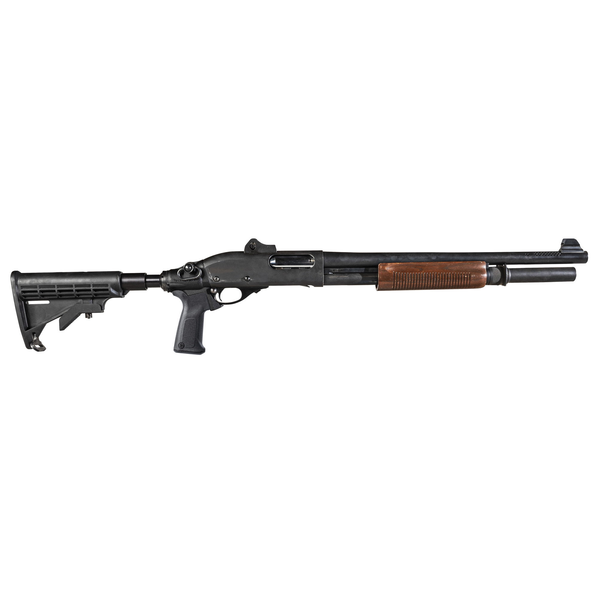 Mesa Tactical LEO, Stock, Black, LEO GEN 2 Tele Stock Adapter for Rem 870 12GA, Remington 870 12Ga