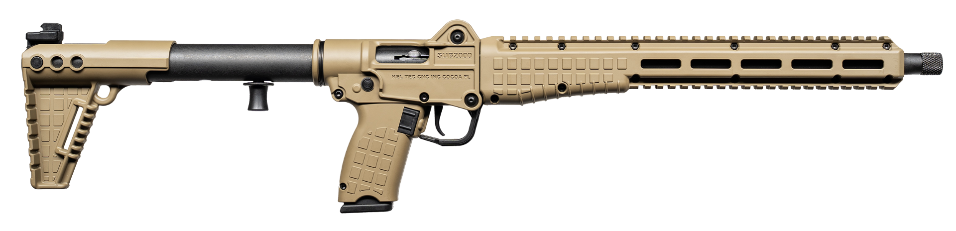 Keltec SUB2000 Gen 3 Rifle 10 mm 16.15 in. Tan 15 rd. - No Credit Card Fees - Low, flat rate shipping