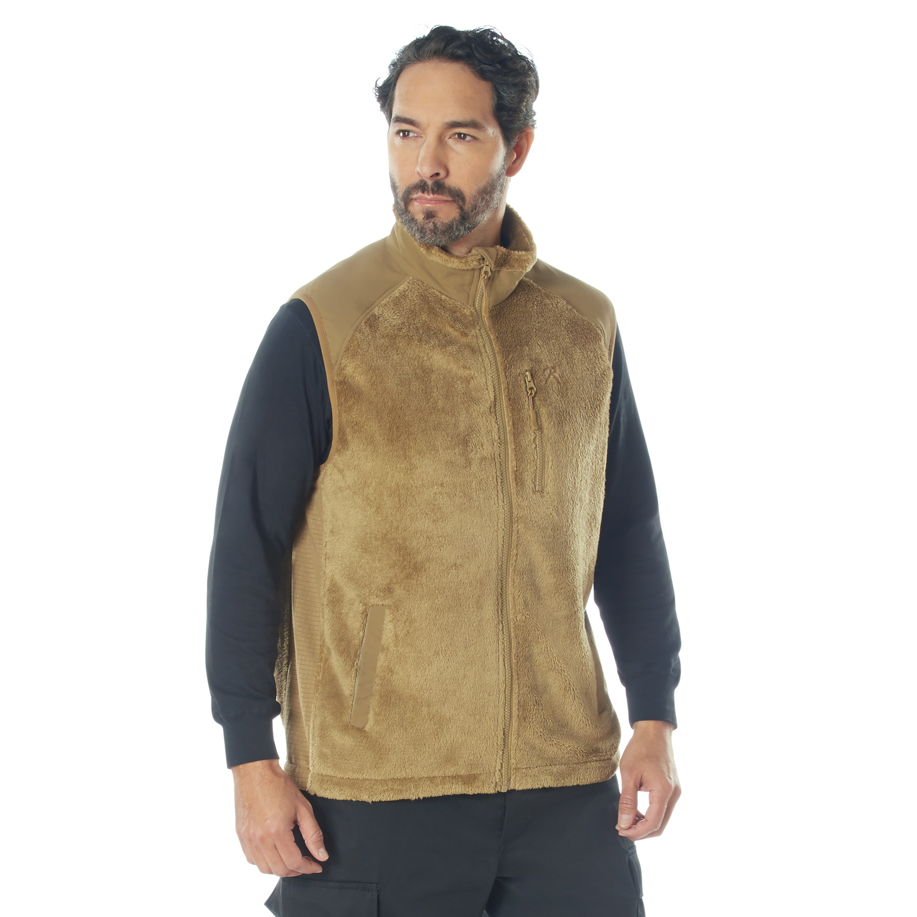 Rothco E.C.W.C.S. Fleece Vest - Coyote Brown, X-Large