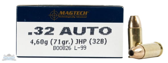 MAGTECH 32 AUTO 71 JHP 50RD BOX 20 BOXES PER CASE - No Credit Card Fees - Low, flat rate shipping