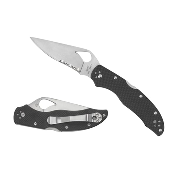 Spyderco Harrier 2 Clip Point Folding Knife in Bold Black - BY01GP2