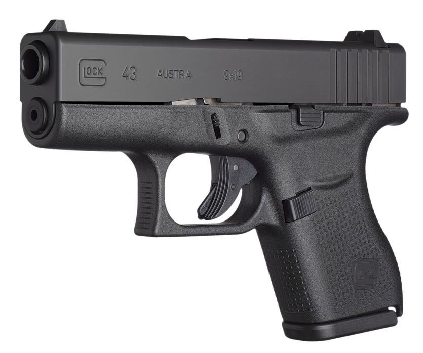 GLOCK G43 G3 9MM 6+1 3.39" FS TWO 6RD MAGAZINES