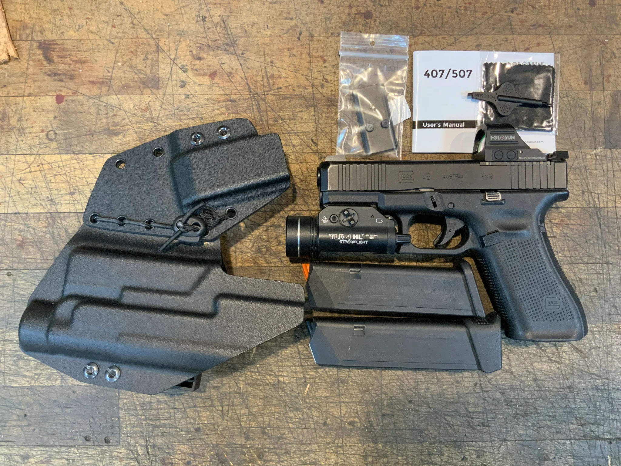 GLOCK 45 GEN5 MOS W/ LIGHT AND OPTIC (Used)
