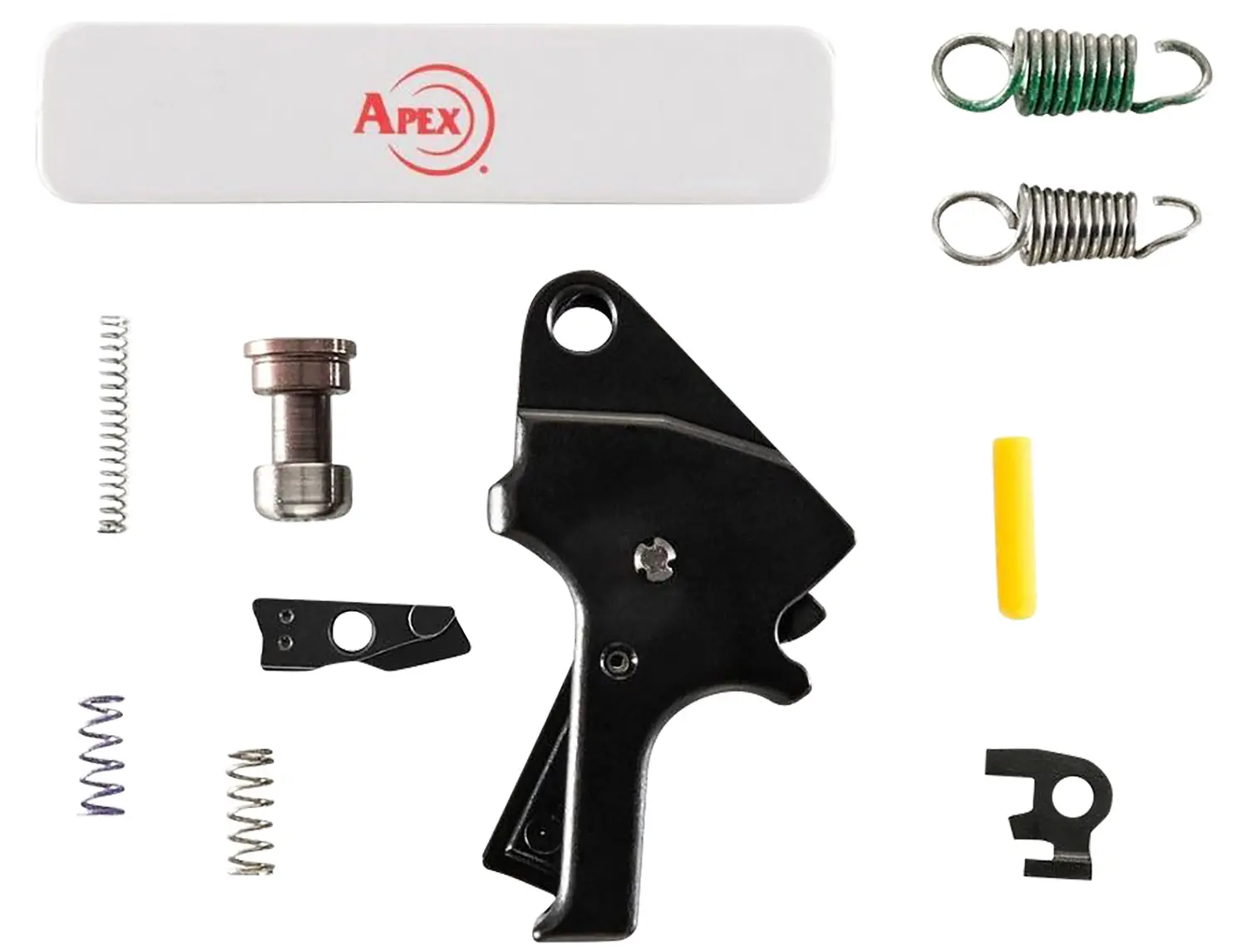 Apex Tactical 10027BLK Flat Face Forward Set Trigger Kit Black Compatible w/ M 2.0