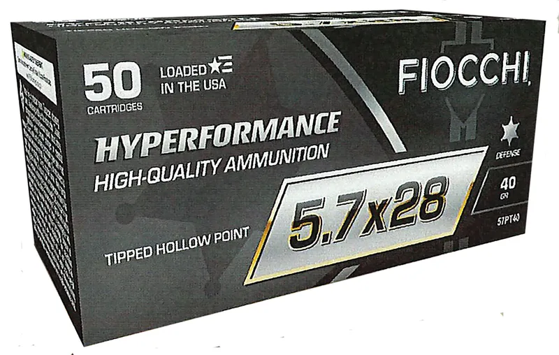 Fiocchi Hyperformance 5.7x28mm 40gr Tipped Hollow Point