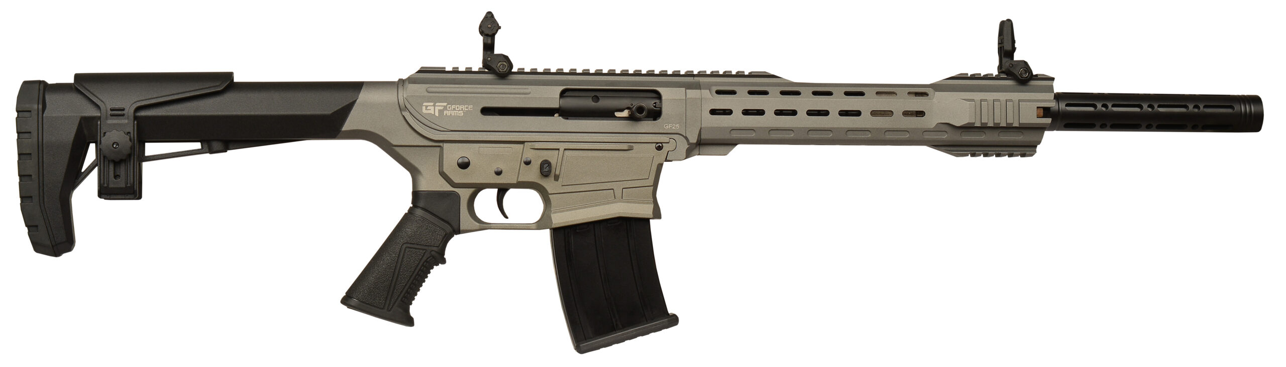 GForce GF25 12GA Semi Auto Shotgun - Tungsten Grey