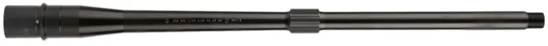 Ballistic Advantage BABL308021PQ Premium Series 308 Win 18" Threaded Hanson Profile, Midlength with Low Pro Gas Block, Black QPQ 4150 Chrome Moly Vanadium Steel, Fits AR-10