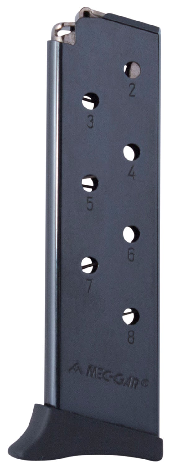 Mec-Gar 8 Round 380 ACP Bersa Thunder High Cap Magazine, Blue - MGBT3808B