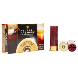 Federal LE133 00 LE 12 Gauge Tactical Low Recoil 8 Pell. 00 Buckshot