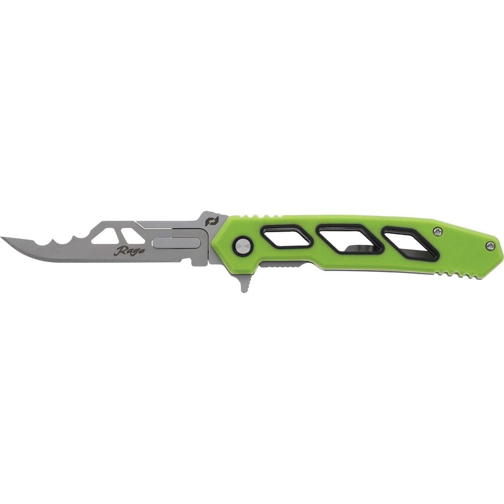 Schrade Isolate Enrage 7 Replacement Blade Knife, Green - 1197645
