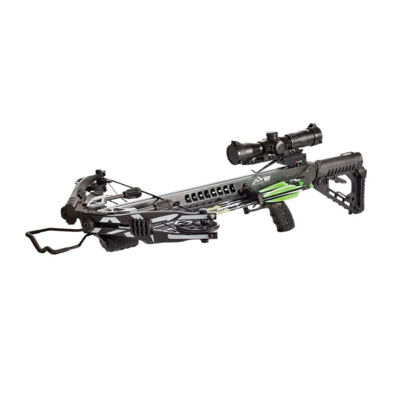 Axe Crossbows AXE400 200LBS 400FPS 35" Crossbow Package, Black