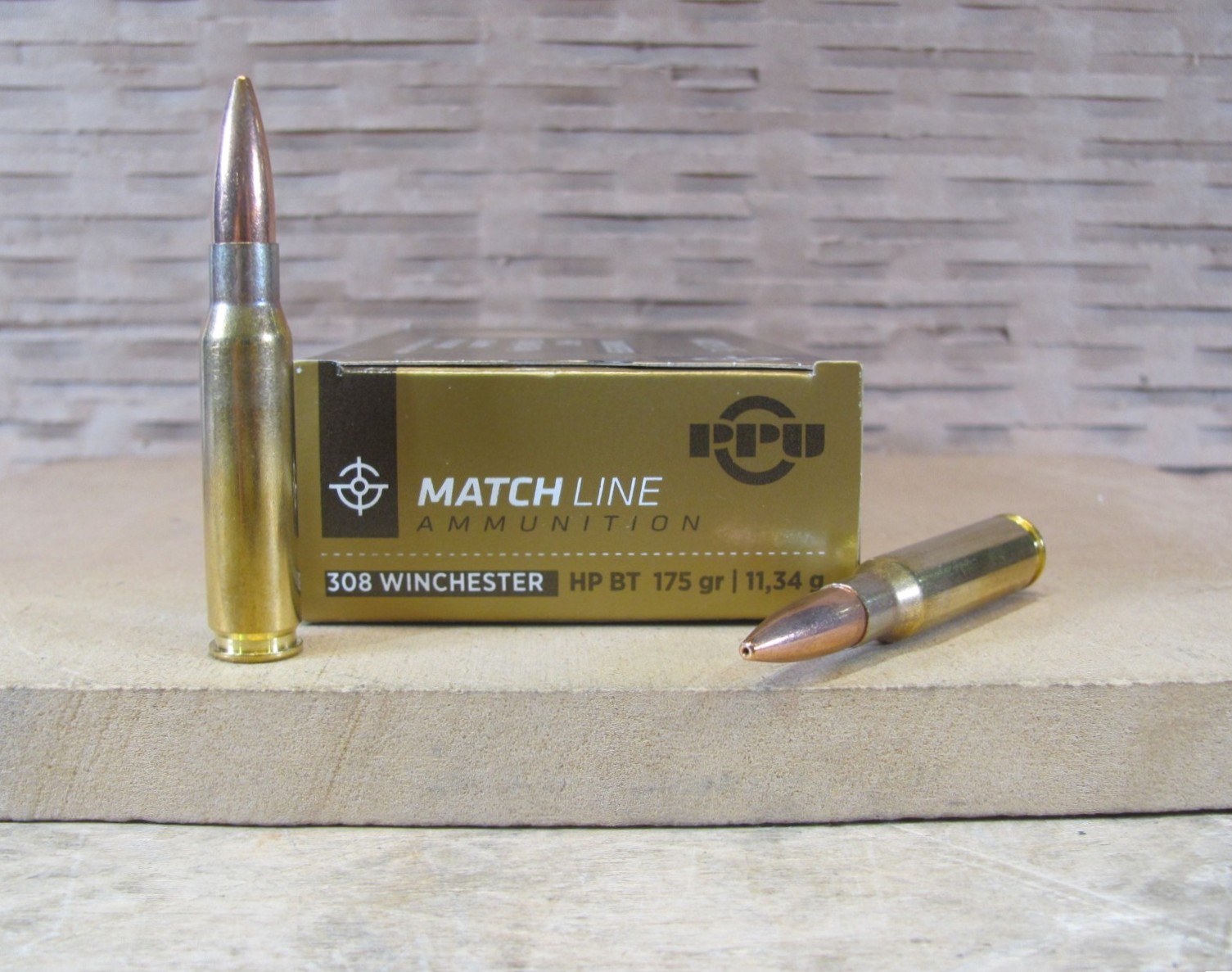 20 Round Box – 308 Winchester 175 Grain HPBT Match Ammo by Prvi Partizan – PPM3084