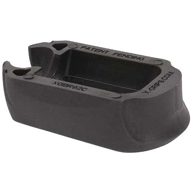 X-Grip Beretta 92C 9mm Magazine Spacer, Black - BR92C