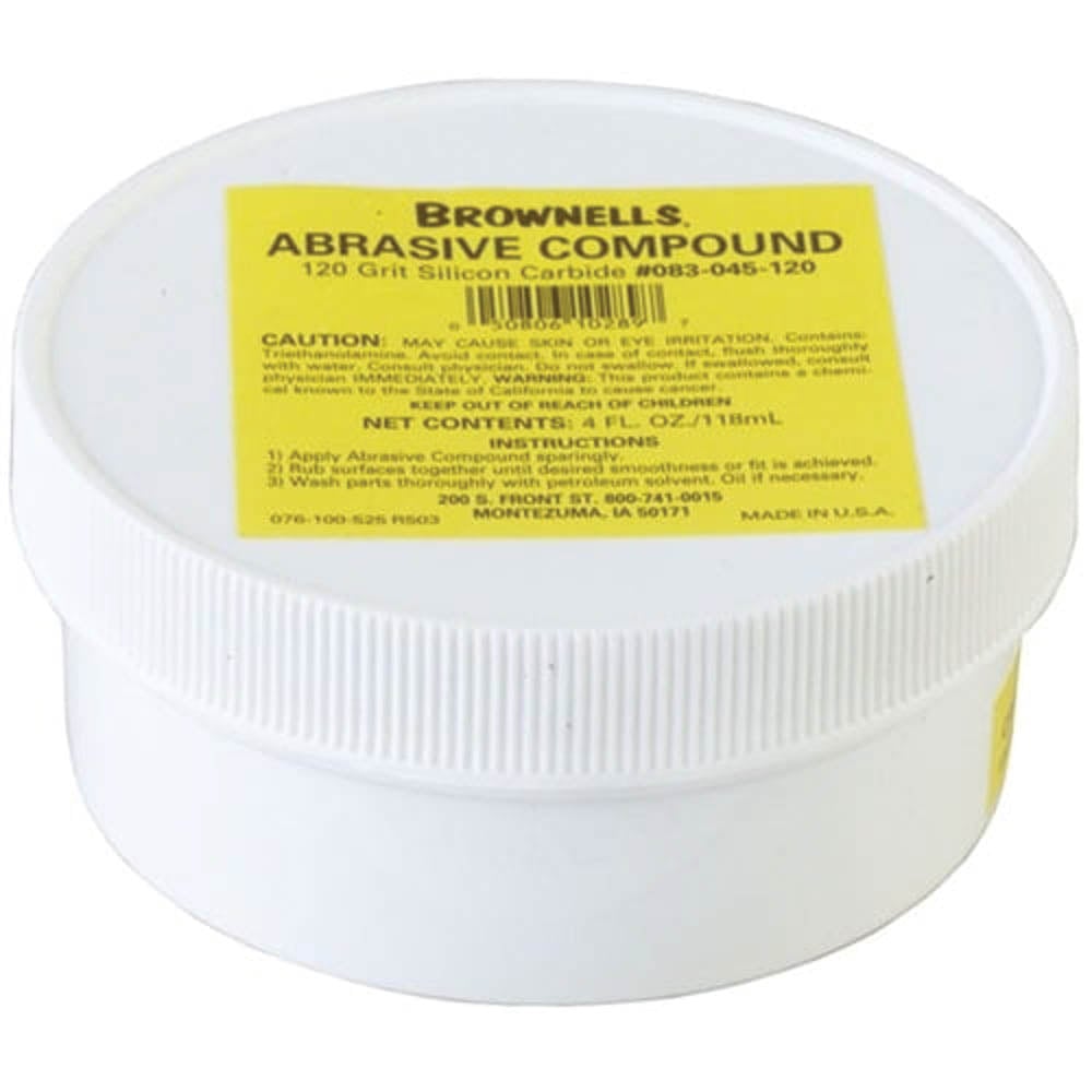 Brownells 120 Grit Abrasive Compound, 4 fl oz